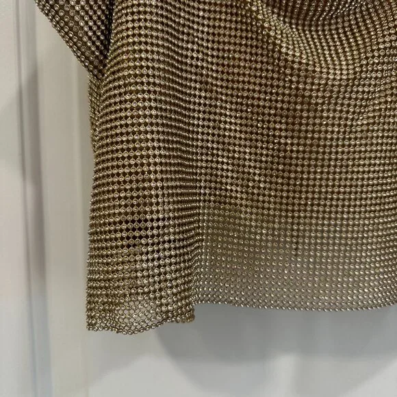 SNDYS AUDRINA TOP // GOLD - Picture 2 of 8